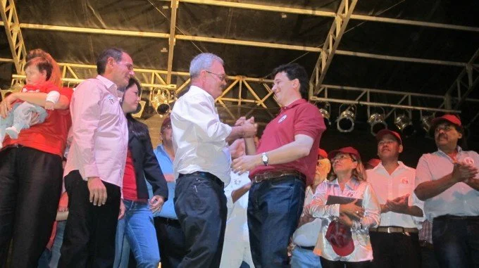 Geraldo participa de comício em Nova Alvorada do Sul