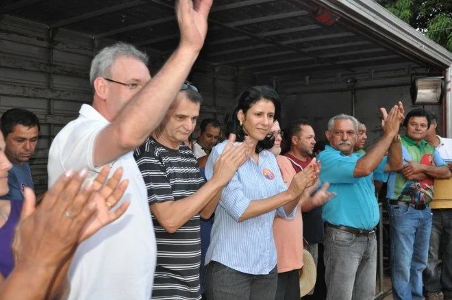Geraldo participa de caminhada e comício em Douradina