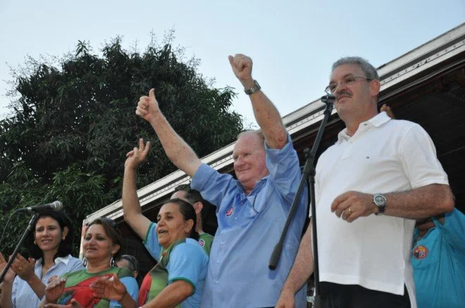 Geraldo participa de caminhada e comício em Douradina