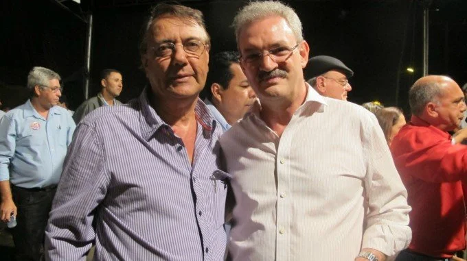 Geraldo participa do comício do candidato Foroni em Rio Brilhante