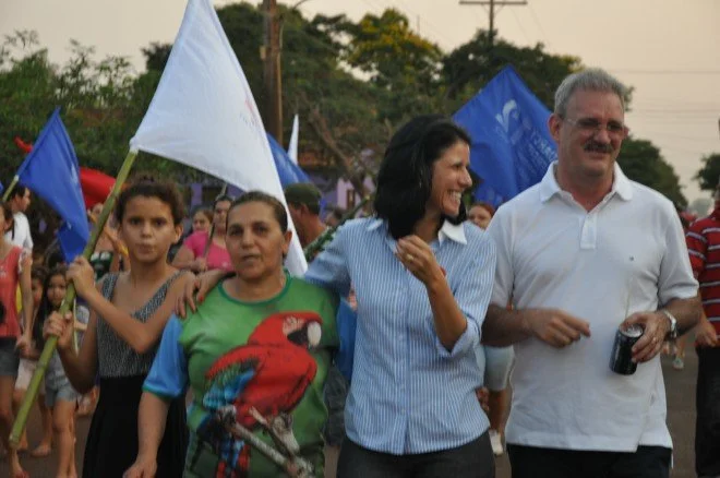 Geraldo participa de caminhada e comício em Douradina