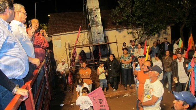 Geraldo participa de comício em Piraporã, distrito de Itaporã