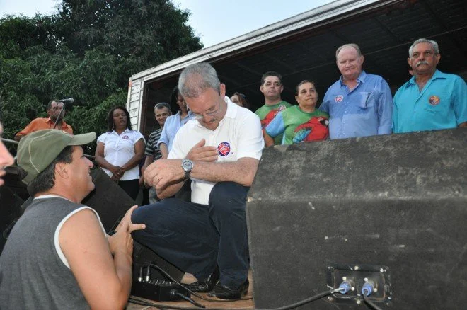 Geraldo participa de caminhada e comício em Douradina