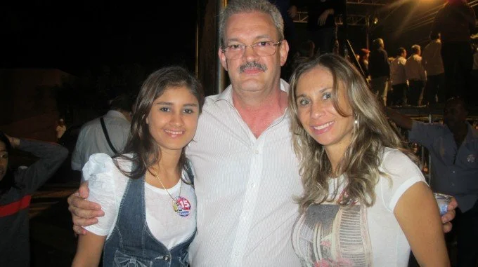Geraldo participa do comício do candidato Foroni em Rio Brilhante