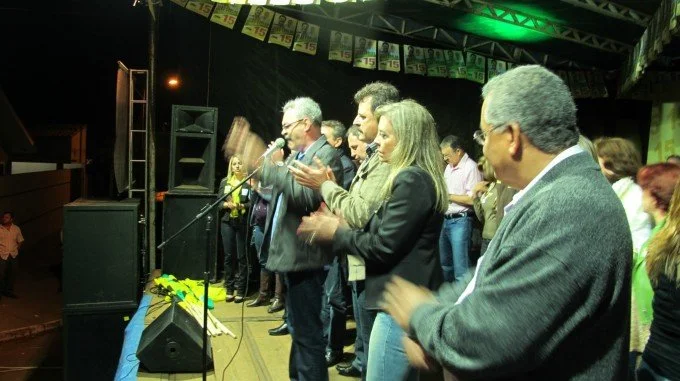 Geraldo participa de comício em Chapadão do Sul