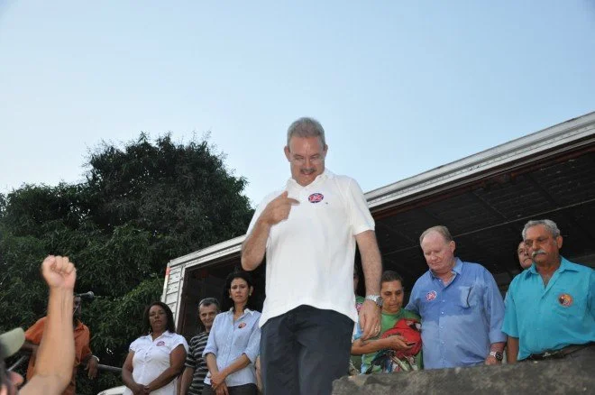 Geraldo participa de caminhada e comício em Douradina