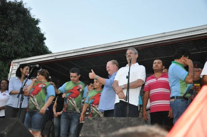 Geraldo participa de caminhada e comício em Douradina