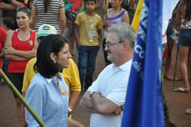 Geraldo participa de caminhada e comício em Douradina