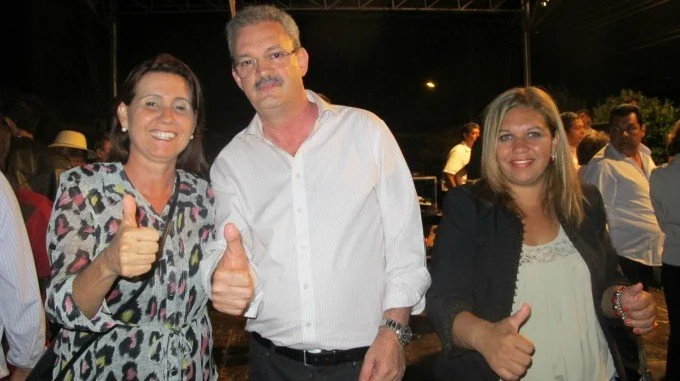 Geraldo participa do comício do candidato Foroni em Rio Brilhante