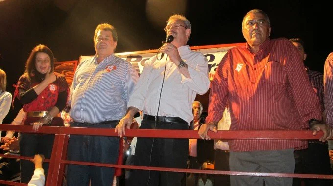 Geraldo participa de comício em Piraporã, distrito de Itaporã