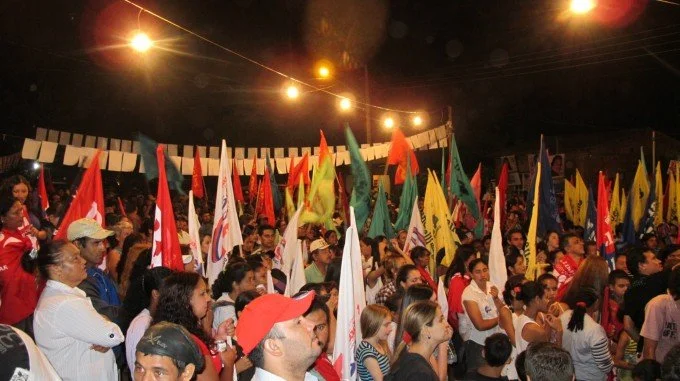 Veja aqui as fotos do comício de Rudi Paetzold em Coronel Sapucaia