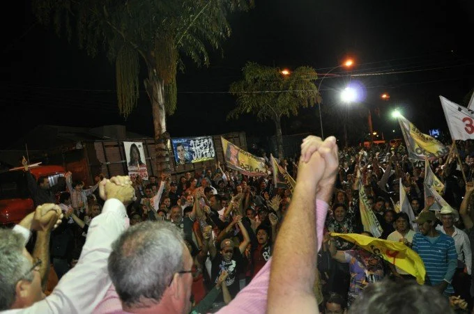 Geraldo participa de reunião em Glória de Dourados