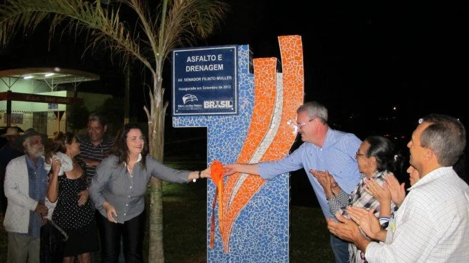Inauguração Asfalto em Ribas do Rio Pardo