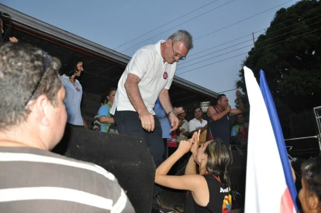 Geraldo participa de caminhada e comício em Douradina