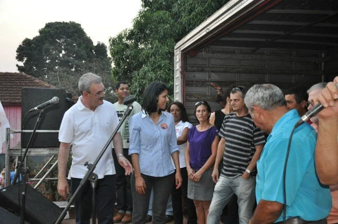 Geraldo participa de caminhada e comício em Douradina