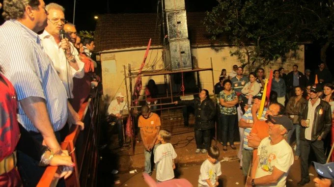 Geraldo participa de comício em Piraporã, distrito de Itaporã