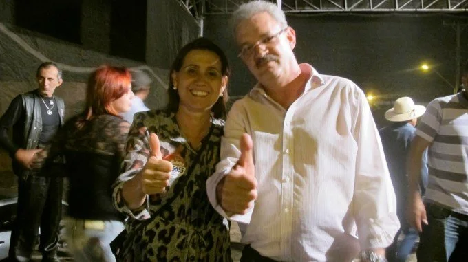 Geraldo participa do comício do candidato Foroni em Rio Brilhante