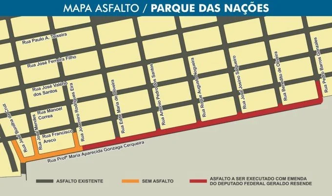 Dourados terá 21 novos bairros asfaltados em 2013