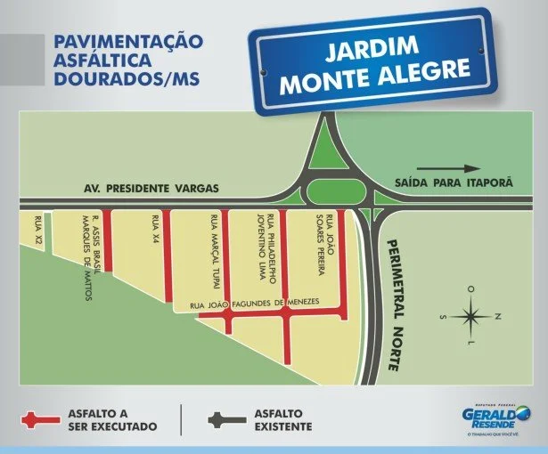 Dourados terá 21 novos bairros asfaltados em 2013