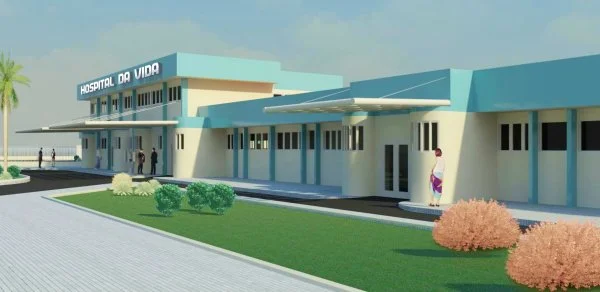Hospital da Vida terá uma fachada moderna e funcional.