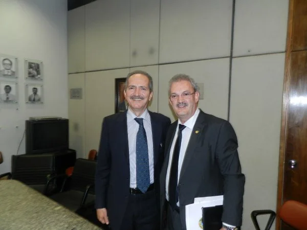 Geraldo Resende é recebido pelo ministro do Esporte Aldo Rebelo