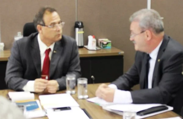 Deputado Geraldo Resende reúne-se com o presidente da Empresa Brasileira de Serviços Hospitalares (EBSERH),José Rubens Rebellato