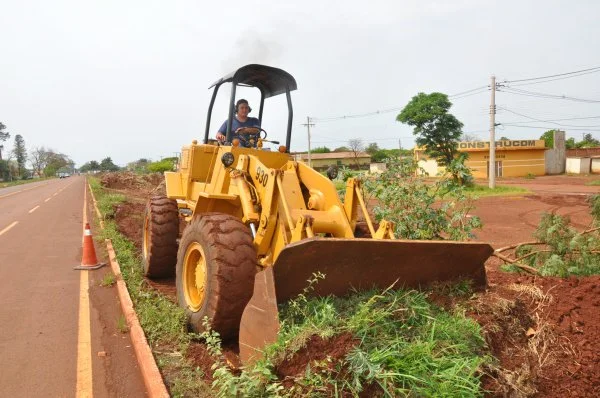 Obras de terraplanagem tiveram início nas proximidades da região da figueira
