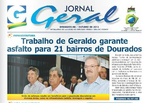 Informativo destaca novas obras para Dourados