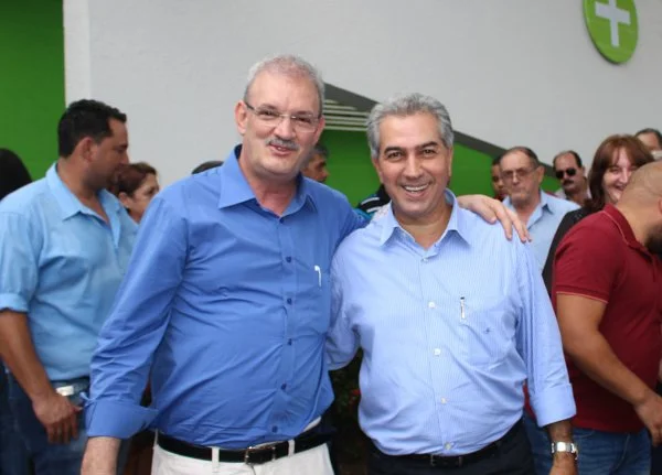 Deputado Geraldo Resende e governador Reinaldo Azambuja: parceria de trabalho em favor de MS