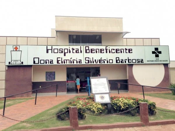 Hospital Elmíria Silvério Barbosa, que receberá novo centro cirúrgico e obstétrico.