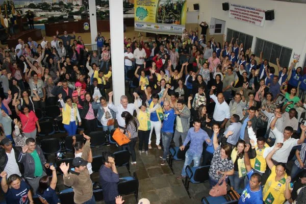 Ruth Brilhante, durante encontro regional dos agentes comunitários de saúde, realizado em Dourados, em maio de 2014.