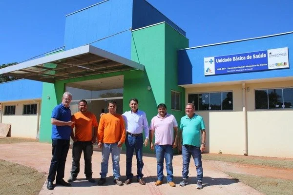 Geraldo em visita em unidades de Saúde. Fotos: Eliel Oliveira