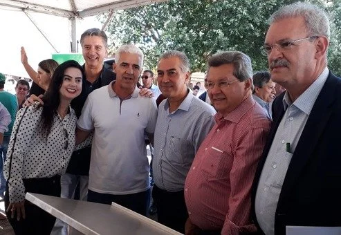Deputado Geraldo Resende acompanha comitiva de Reinaldo Azambuja em Mundo Novo e outros municípios da região.