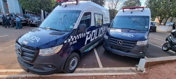 Geraldo entrega EPI’s e bases comunitárias da Polícia Militar em Dourados