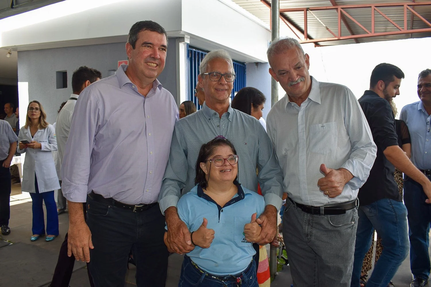 Geraldo Resende e Eduardo Riedel participam de inauguração da ampliação do CER/APAE e reforma da oficina ortopédica