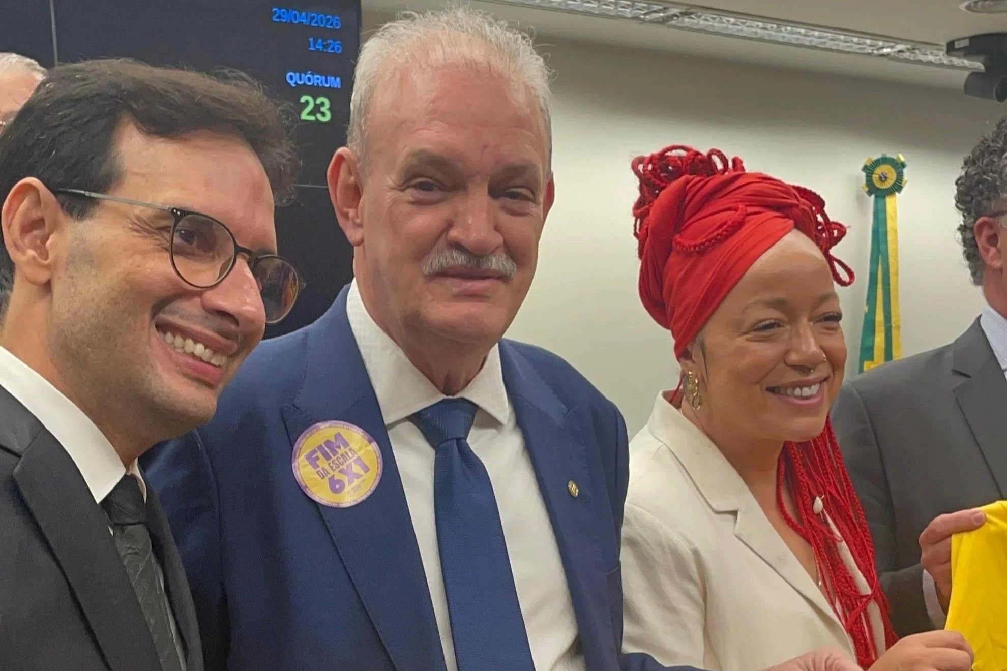 União Brasil designa Geraldo para comissão da PEC do fim da escala 6x1; deputado declara voto favorável