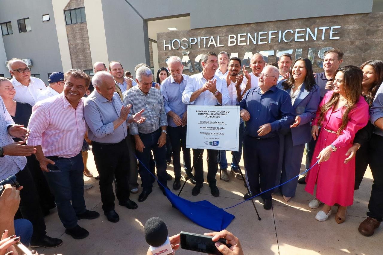 Em dia histórico para a saúde, Caarapó entrega ampliação do Hospital São Mateus com apoio de Geraldo Resende